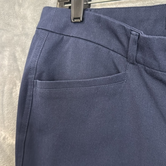Banana Republic pants women’s size 8 Dark Blue Pants cropped length straight leg - Picture 3 of 12